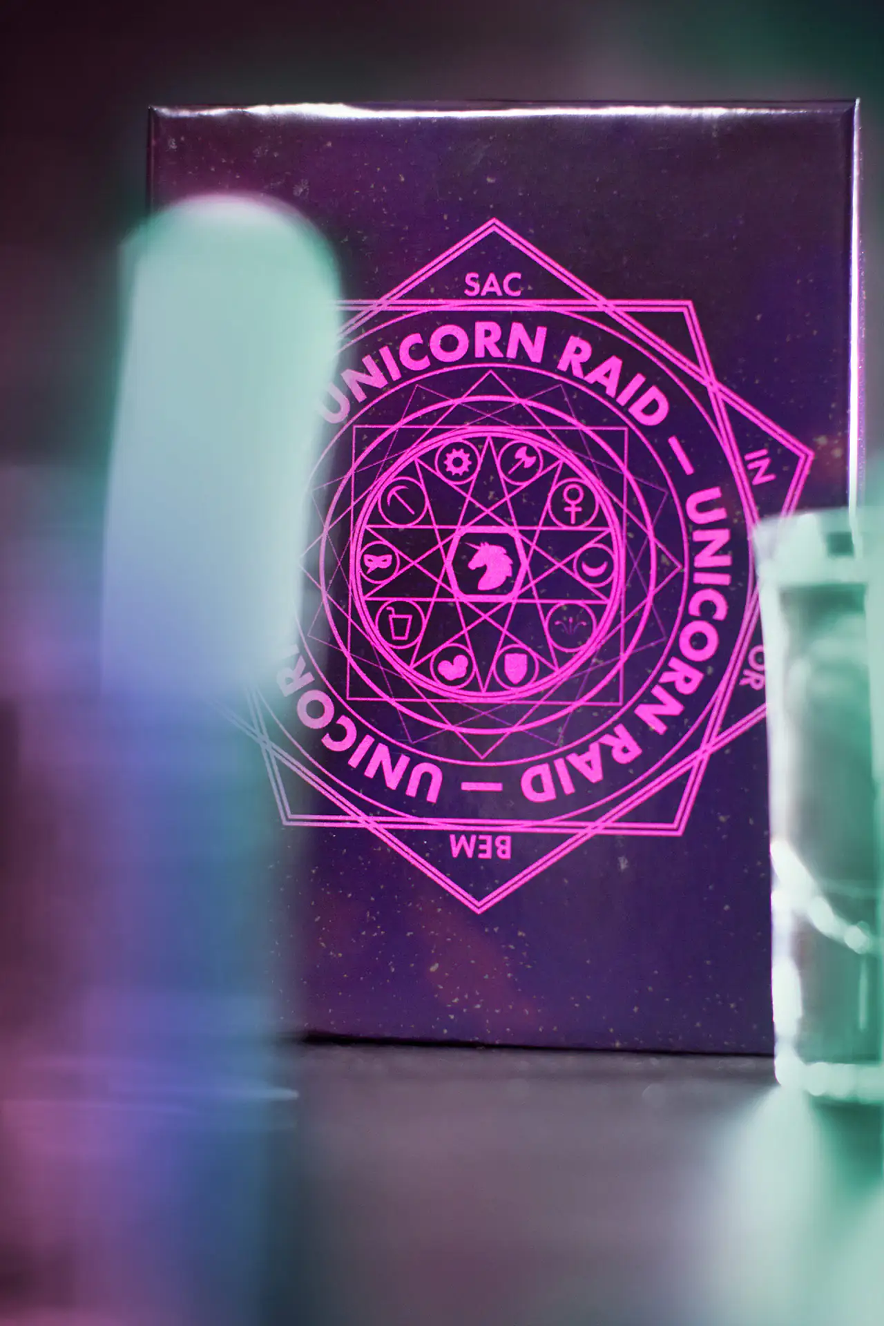 Cover des Karten- und Trinkspiels Unicorn Raid